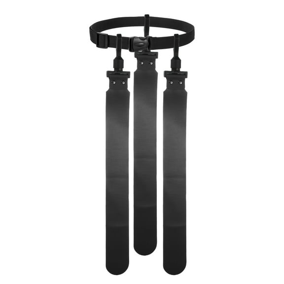 Uxcell Flag Football Set, Adjustable Flag Football Belt with 1 Belt and 3 Flags Easy Tear Away for Men Women Players Training Competition (Black)