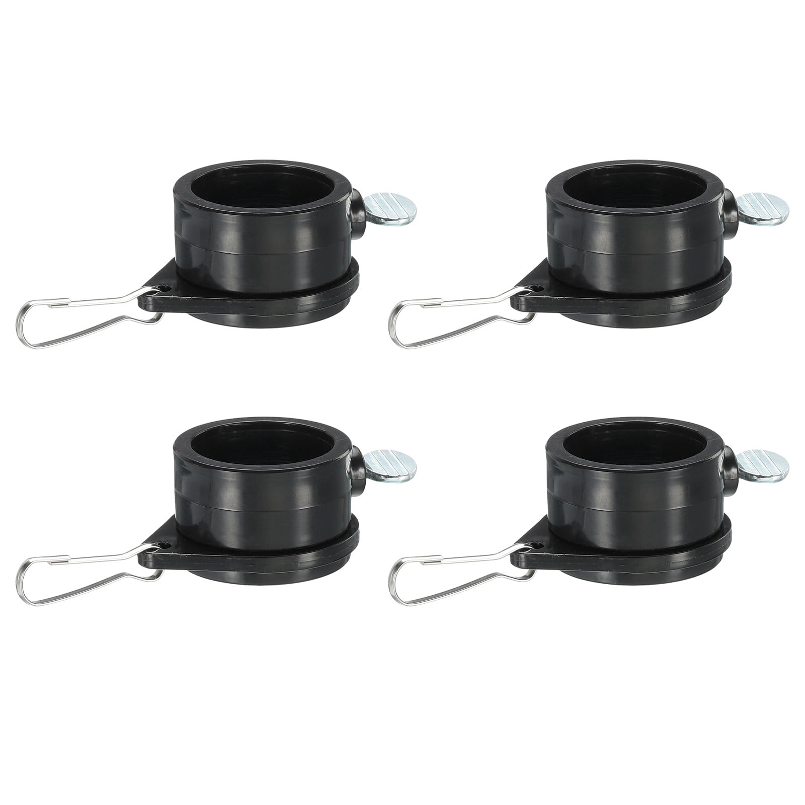 Uxcell Flag Pole Rings Mounting Clips Rotating Fasteners 1.26