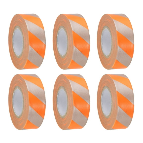 Uxcell Flagging Tape, Non-Adhesive Plastic Neon Survey Marking Tape 6