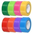 thumbnail image 1 of Uxcell Flagging Tape, Non-Adhesive Plastic Neon Survey Marking Tape for Marking Ribbons Multicolor 8, 1 of 5