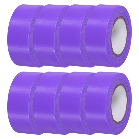 Uxcell Flagging Tape Non-Adhesive Plastic Neon Survey Marking Tape for Tree Hunting Boundaries Hazardous Areas Purple 8