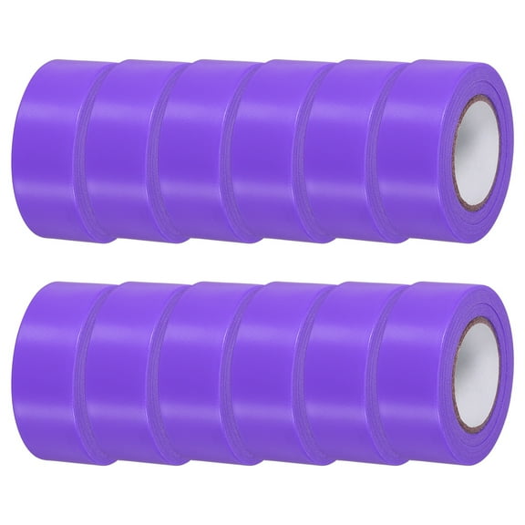 Uxcell Flagging Tape Non-Adhesive Plastic Neon Survey Marking Tape for Tree Hunting Boundaries Hazardous Areas Purple