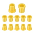 thumbnail image 1 of Uxcell Flanged Sleeve Bearings Bushing Silicone ID 6.5mm x OD 8mm x Length 10.9mm Yellow 12Pcs, 1 of 6