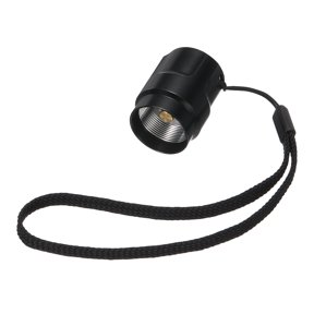 Uxcell Flashlight Tail Cap 1 Pcs, Flash Light End Cap 22mm Internal Thread Aluminum Alloy with Button Tail Switch for Home Camping Security LED Long Flashlight Indoor Outdoor, Black