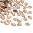 thumbnail image 1 of Uxcell Flat Back Acrylic Teardrop Gems, 18x13mm Teardrop Rhinestones Bead, Golden Champagne 50Pcs, 1 of 6