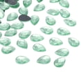thumbnail image 1 of Uxcell Flat Back Acrylic Teardrop Gems, 18x13mm Teardrop Rhinestones Bead, Green 50Pcs, 1 of 6