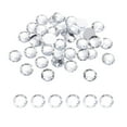 Uxcell Flat Back Round Acrylic Rhinestones 0.63
