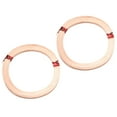 thumbnail image 1 of Uxcell Flat Copper Wire, 2 Rolls 32Gauge/0.2x3mm 6m/19.69ft Flat Craft Wire, Copper, 1 of 5
