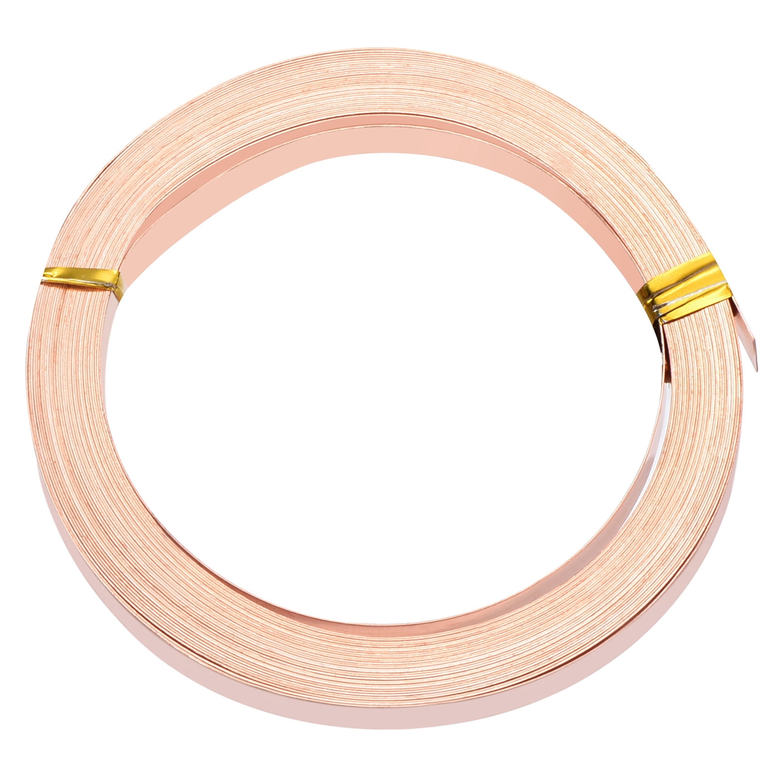 Uxcell Flat Copper Wire, 2 Rolls 32Gauge/0.2x6mm 6m/19.69ft Flat Craft ...