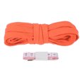 thumbnail image 1 of Uxcell Flat Drawstring Cord Replacement Soft Cotton Hoodie String Cord Roll Orange 10mm x 5 Yd, 1 of 6