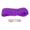 thumbnail image 1 of Uxcell Flat Drawstring Cord Replacement Soft Cotton Hoodie String Cord Roll Purple 10mm x 5 Yd, 1 of 6