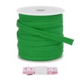 thumbnail image 1 of Uxcell Flat Drawstring Cord Replacement Soft Cotton Hoodie String Cords Green 10mm x 27 Yd, 1 of 6