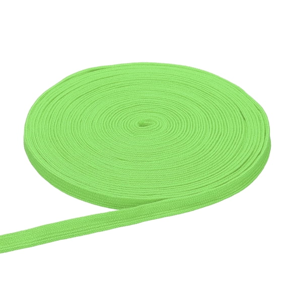 Uxcell Flat Drawstring Cord Rope 27 Yards x 0.5" Draw String Replacement Rope for Sweatpants Hoodie Cyan