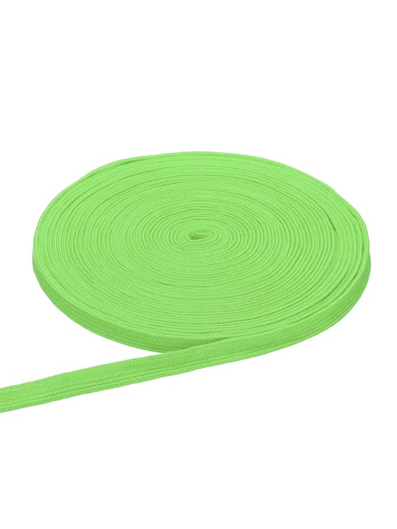 Flat Drawstring Cord Rope 27 Yards x 0.5" Draw String Replacement Rope for Sweatpants Hoodie Cyan