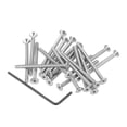 thumbnail image 2 of Albany County Fasteners #4-40 Button Head Socket Cap Screws – 18-8 Stainless Steel – QTY 250, Various Lengths 1/8" To 1-1/2" 2 of 6