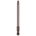 thumbnail image 1 of Uxcell Flat Hex Screwdriver Bit H5.0 Magnetic Tip 1/4" Shank 4" Long Copper Tone, 1 of 7