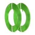 thumbnail image 1 of Uxcell 2 Roll Flat Jewelry Craft Wire Craft Wire, 3mm 18 Gauge Aluminum Craft Wire Dark Green, 1 of 6