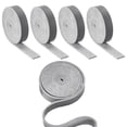 thumbnail image 1 of Uxcell Flat Leather Strap, Length PU Leather Strip Single Sided String Cord Strip for Crafts Necklace Bracelets Dark Grey 3/8", 1 of 7