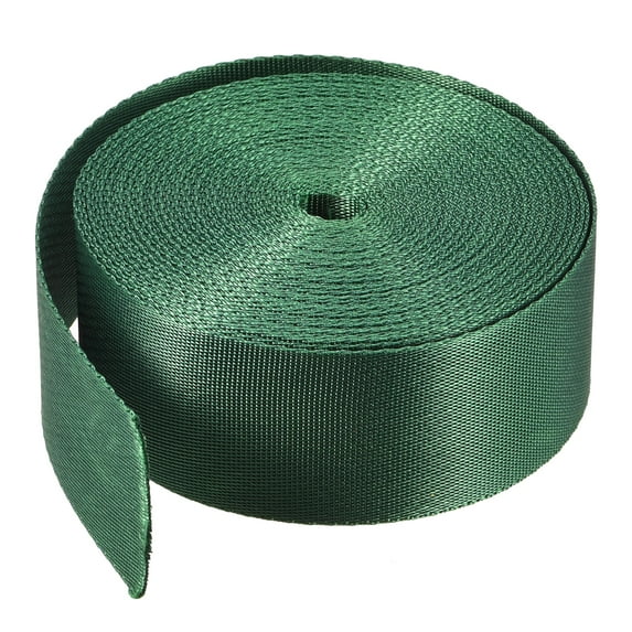 Uxcell Flat Nylon Webbing Strap Yards for Backpack Luggage-rack Lightweight Use Light Green