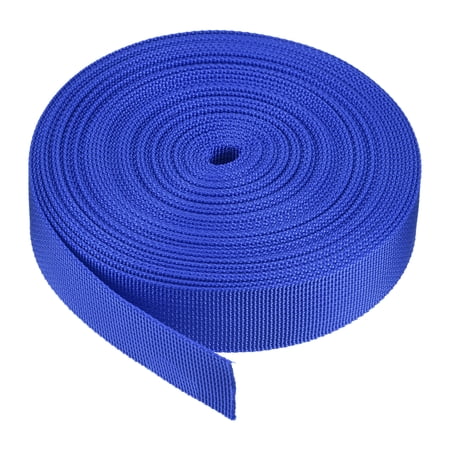 Uxcell Flat Nylon Webbing Strap for Luggage-rack Backpack Handle Cargo Straps Blue