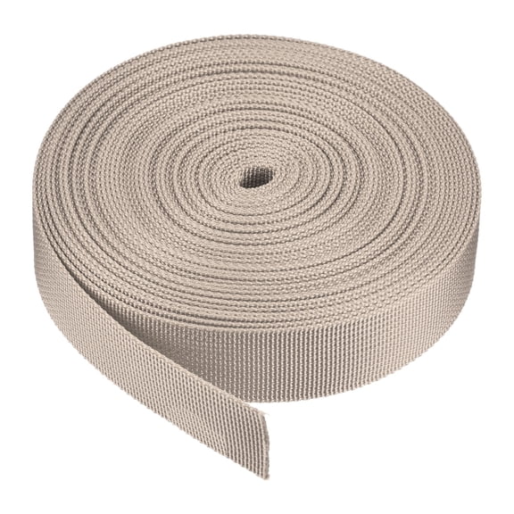 Uxcell Flat Nylon Webbing Strap for Luggage-rack Backpack Handle Cargo Straps Champagne