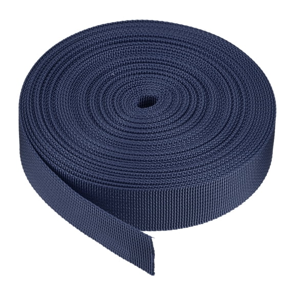 Uxcell Flat Nylon Webbing Strap for Luggage-rack Backpack Handle Cargo Straps Dark Blue