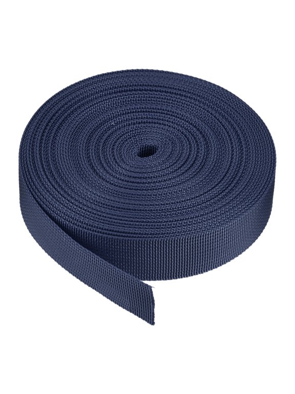 Flat Nylon Webbing Strap for Luggage-rack Backpack Handle Cargo Straps Dark Blue