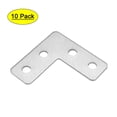 thumbnail image 1 of Uxcell Flat Plate L Shape, 40mmx40mm, Angle Corner Brace Repair Brackets 10pcs, 1 of 4