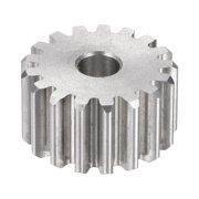 Uxcell Flat Spur Pinion Gear 5mm Inner Aperture 17T 1 Module Stainless Steel Motor Gear
