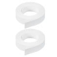thumbnail image 1 of Uxcell Flat Suede Leather Lace, Faux Leather Strap Leather Strings Cord DIY Supplies White 0.59 in, 1 of 7