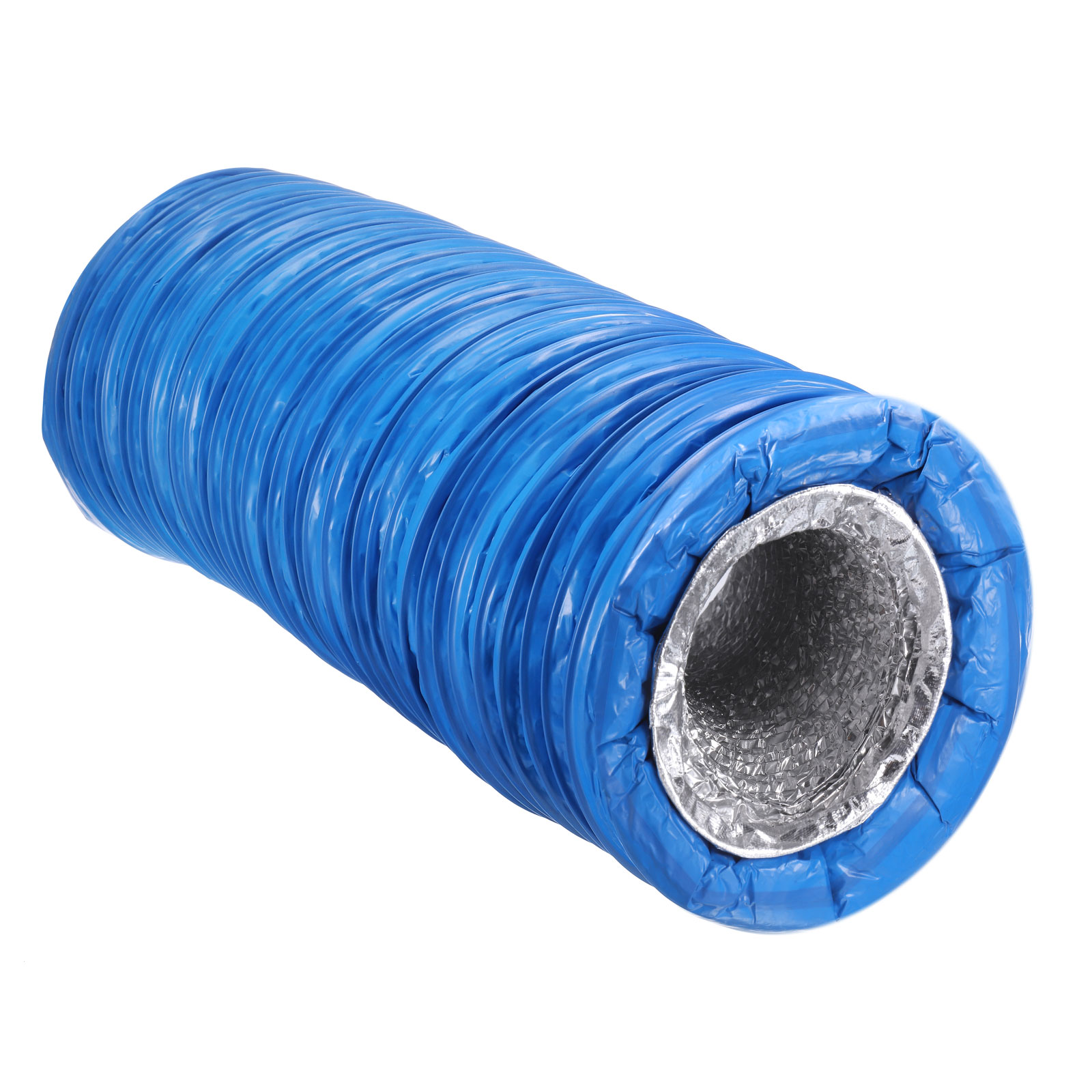 Uxcell Flexible Dryer Vent Hose Aluminum Vent Duct 3.28ft x 3.94inch Blue