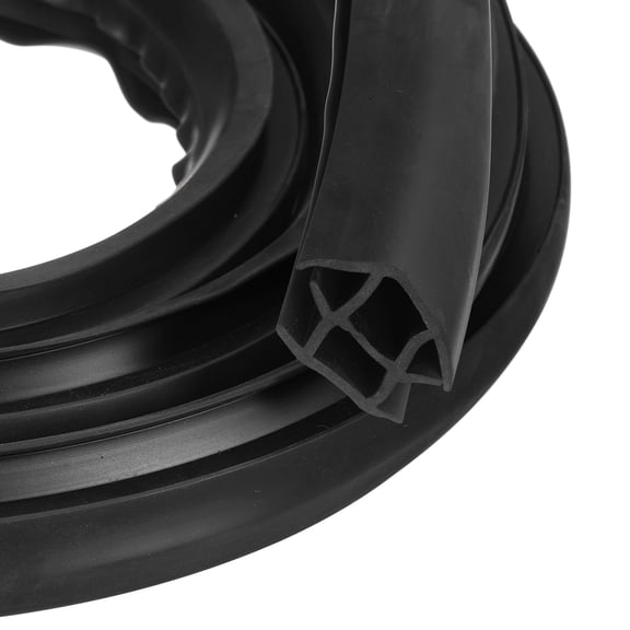 Uxcell Flexible EPDM Rubber Strip (3.2 ft Long, 1-1/8"(28.5mm) Wide) - Weather/Aging Resistant Concrete Expansion Joint Filler for Driveway/Sidewalks/Concrete Crack Repair, Black