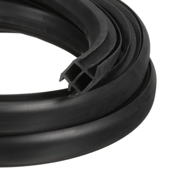 Uxcell Flexible EPDM Rubber Strip (3.2 ft Long, 1"(26mm) Wide) - Weather/Aging Resistant Concrete Expansion Joint Filler for Driveway/Sidewalks/Concrete Crack Repair/Replacement, Black