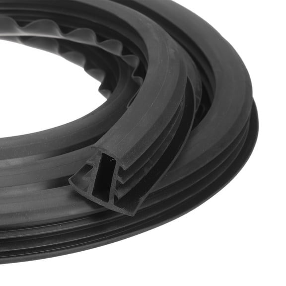 Uxcell Flexible EPDM Rubber Strip (3.2 ft Long, 23/32"(18mm) Wide) - Weather/Aging Resistant Concrete Expansion Joint Filler for Driveway/Sidewalks/Concrete Crack Repair, Black