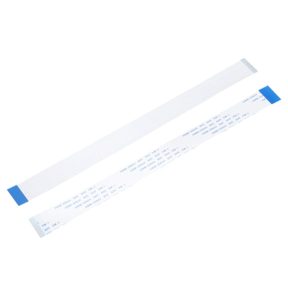 Uxcell Flexible Flat Cable,200mm 1mm Pitch 15 Pins FPC FFC Flexible Ribbon Cable for LCD TV Car Audio DVD Player 10Pcs (B Type)