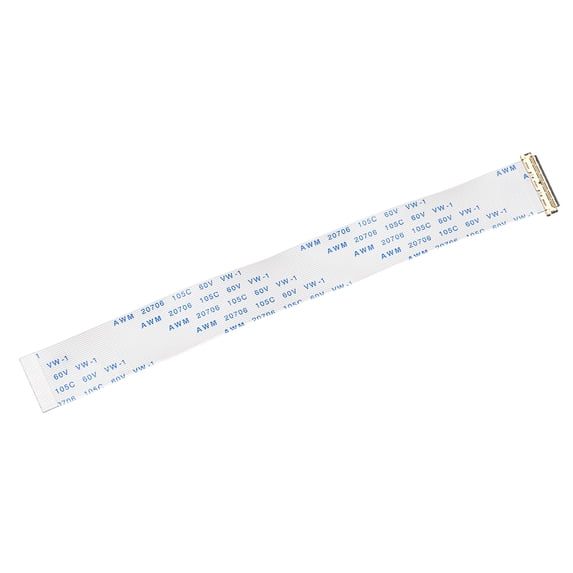 Uxcell Flexible Flat Cable, 30 Pins 0.02''mm Pitch 150mm FPC FFC Ribbon Cable (B Type) 1pcs