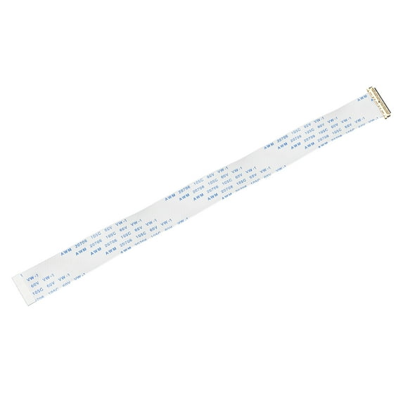Uxcell Flexible Flat Cable, 30 Pins 0.02''mm Pitch 200mm FPC FFC Ribbon Cable  (B Type) 1pcs