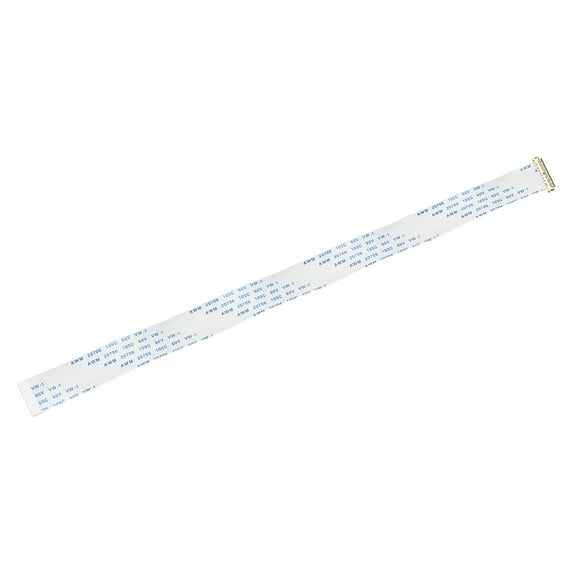 Uxcell Flexible Flat Cable, 30 Pins 0.02''mm Pitch 250mm FPC FFC Ribbon Cable  (B Type) 1pcs