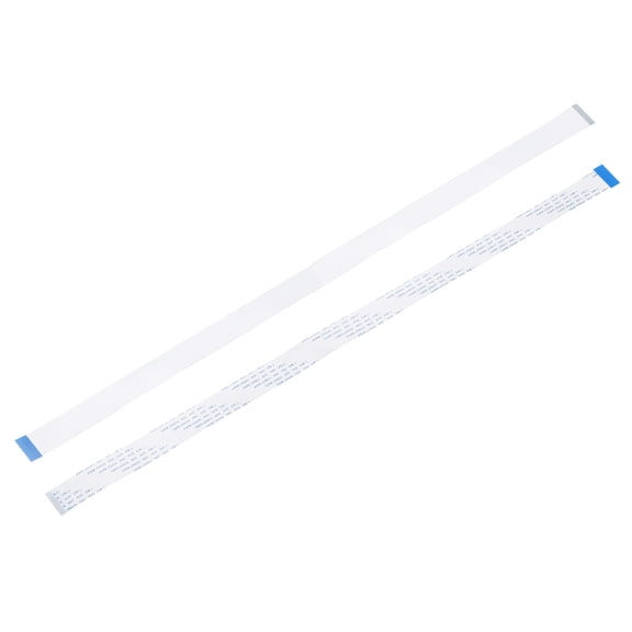 Uxcell Flexible Flat Cable, 500mm 1mm Pitch 18 Pins FPC FFC Flexible Ribbon Cable for LCD TV Car Audio DVD Player 5Pcs (B Type)