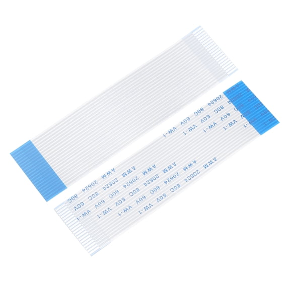 Uxcell Flexible Flat Cable, 80mm 1mm Pitch 20 Pins FPC FFC Flexible Ribbon Cable for LCD TV Car Audio DVD Player 5Pcs (B Type)