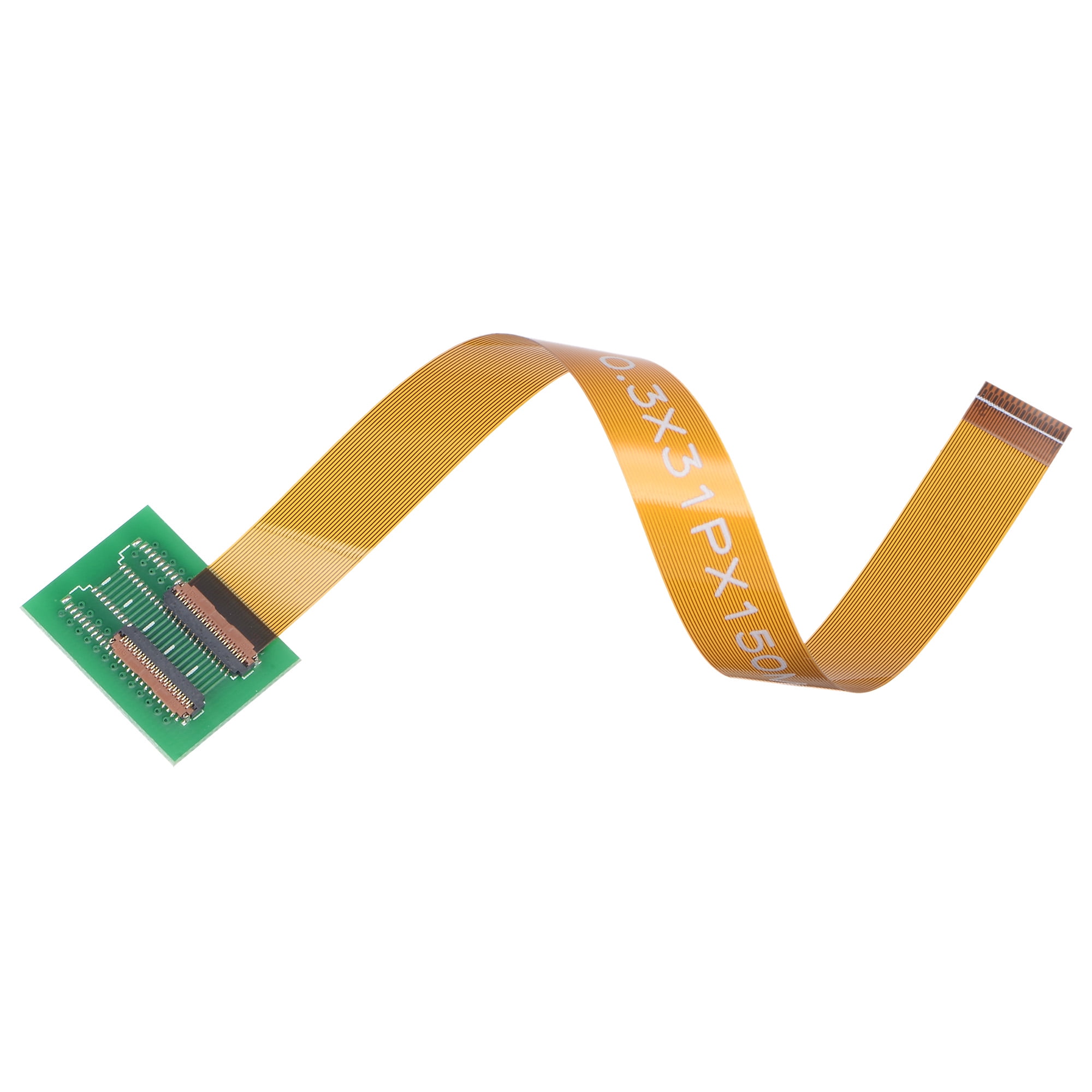 Uxcell Flexible Flat Ribbon Cable with Extension Connector 0.3mm Pitch