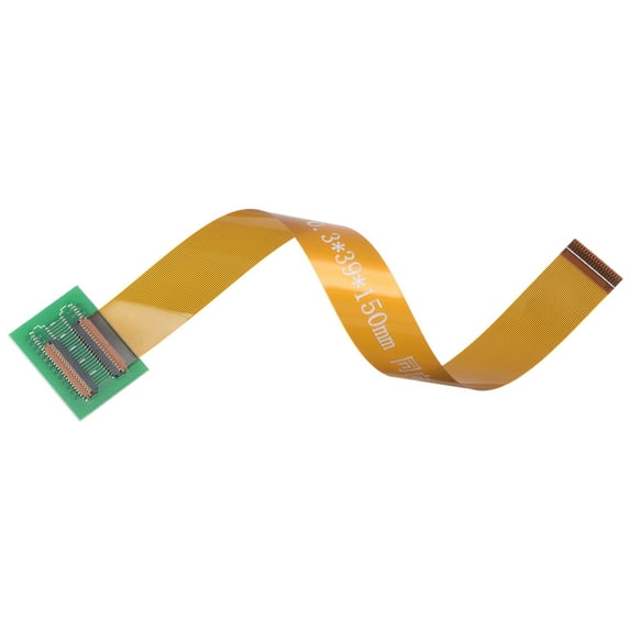 Uxcell Flexible Flat Ribbon Cable with Extension Connector 0.3mm Pitch 39 Pin 150mm Set