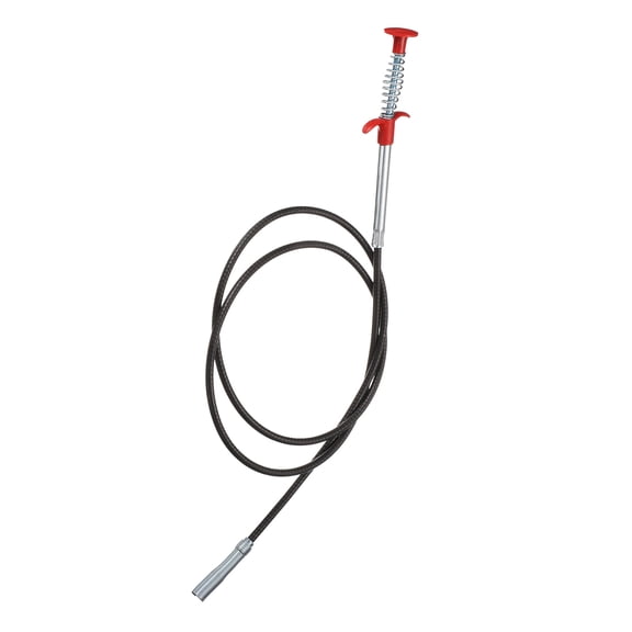 Uxcell Flexible Grabber Claw Pick Up Tool 0.47" Dia. 63" 4 Claws Stainless Steel Cleaning Hook Unclog Sink