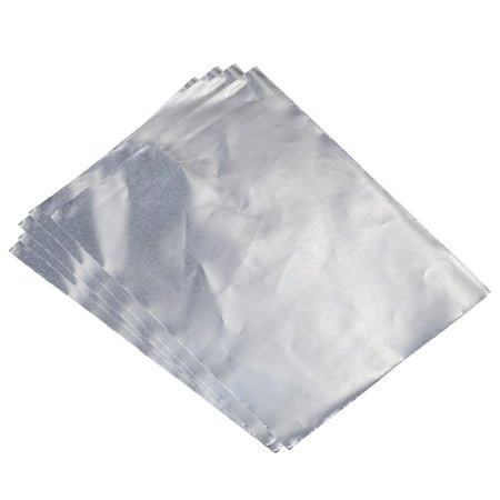 Uxcell Flexible Graphite Foil Graphite Gasket Sheet Graphite Foil Sheet 250x200x0.15mm, Pack of 5