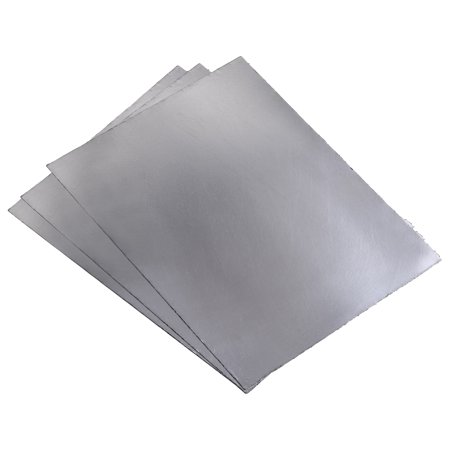 Uxcell Flexible Graphite Foil Graphite Gasket Sheet Graphite Foil Sheet 250x200x0.4mm, Pack of 3