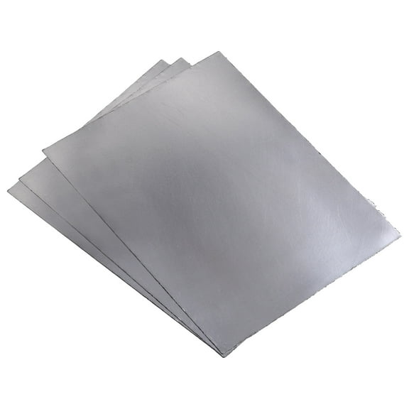 Uxcell Flexible Graphite Foil Graphite Gasket Sheet Graphite Foil Sheet 250x200x0.8mm, Pack of 3
