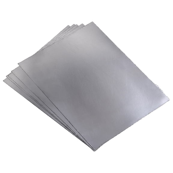 Uxcell Flexible Graphite Foil Graphite Gasket Sheet Graphite Foil Sheet 250x200x0.8mm, Pack of 5