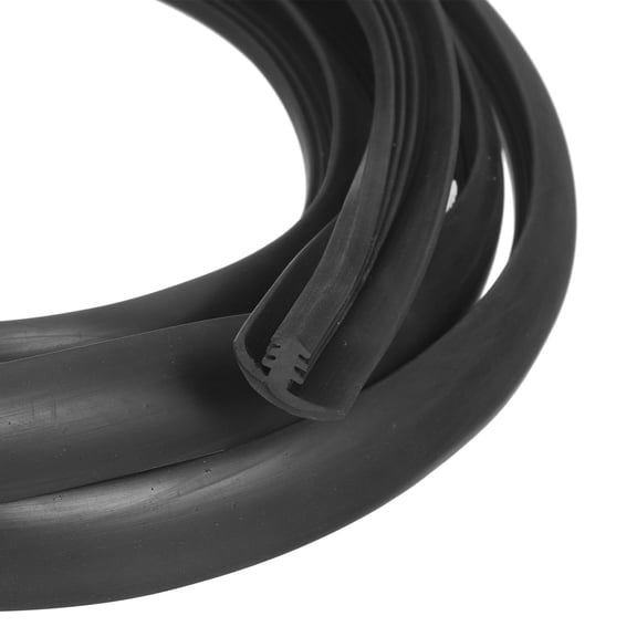 Uxcell Flexible Rubber Strip (16.4 ft Long, 1/4"(6mm) Wide) - Weather/Aging Resistant Concrete Expansion Joint Filler for Driveway/Sidewalks/Concrete Crack Repair/Replacement, Black