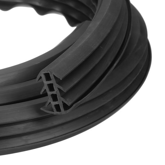Uxcell Flexible Rubber Strip (3.2 ft Long, 1"(25.5mm) Wide) - Weather/Aging Resistant Concrete Expansion Joint Filler for Driveway/Sidewalks/Concrete Crack Repair/Replacement, Black