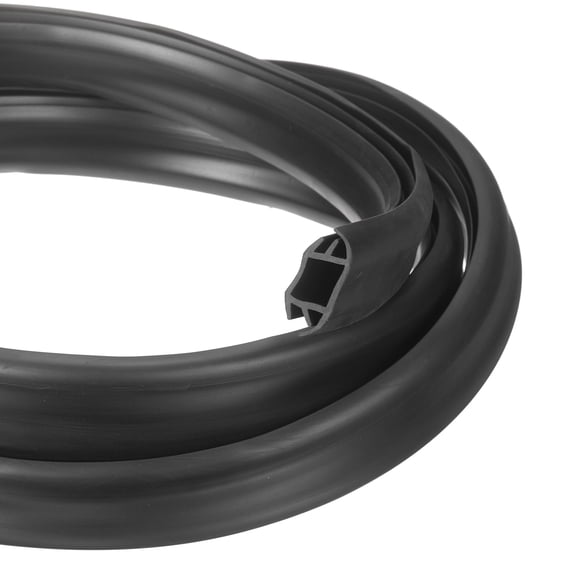 Uxcell Flexible Rubber Strip (9.8ft Long, 1"(25mm) Wide) - Weather/Aging Resistant Concrete Expansion Joint Filler for Driveway/Sidewalks/Concrete Crack Repair/Replacement, Black